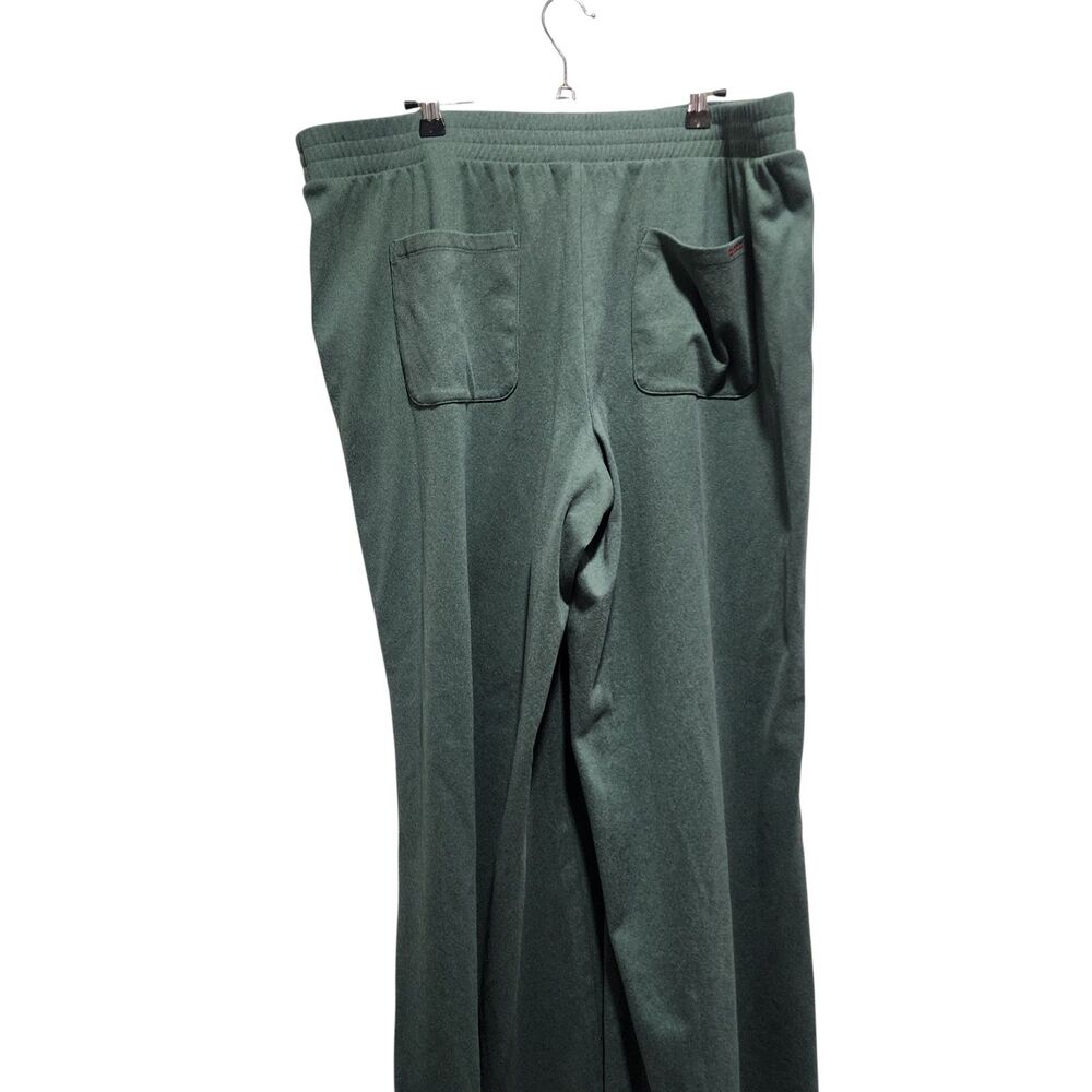Peace Love World Wide Leg Lounge Pants Womens XL Green Soft Cozy Pull On - Picture 4 of 8